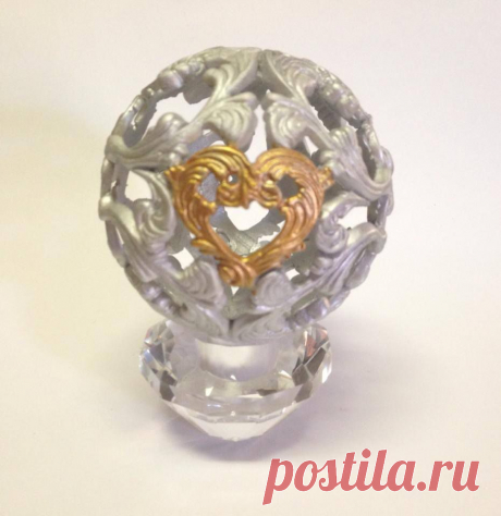 (1) &quot;Filigree&quot; Christmas Bauble tutorial