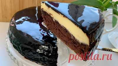 Сытно и вкусно: Торт Эскимо с идеальной шоколадной глазурью