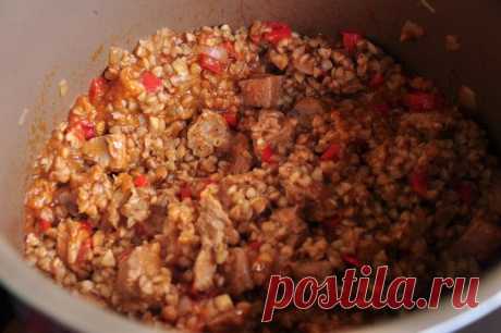 Гречки по-купечески с индейкой в мультиварке — Вкусные рецепты