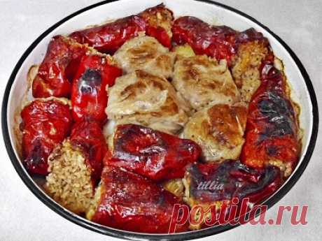 Плънка с ориз, стафиди и орехи