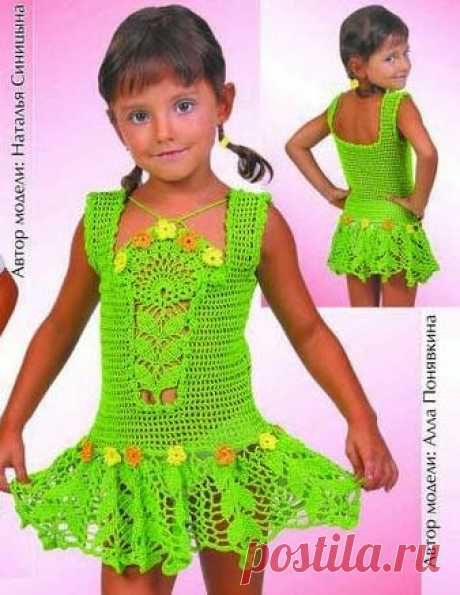 Платьица для маленьких принцесс крючком! | Вяжем, лепим, творим, малюем) | Яндекс Дзен