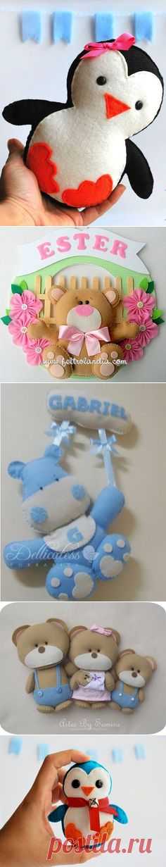 Baby penguin sewing pattern | Fieltro - Felt ❤️❤️❤️