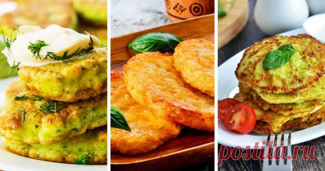 10 рецептов самых вкусных оладьев из кабачков