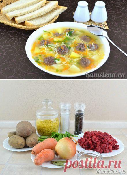 Суп с фрикадельками