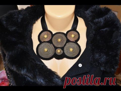 Модное украшение из молний своими руками. Мастер класс