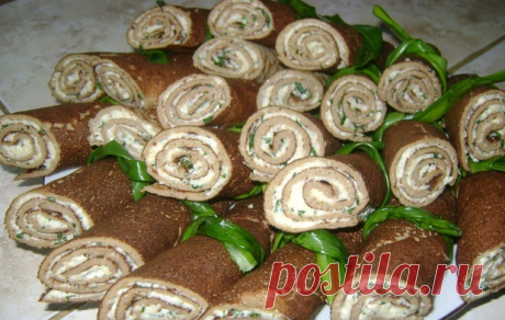 Новый взгляд на классику. Печеночные рулетики с безумно вкусной начинкой