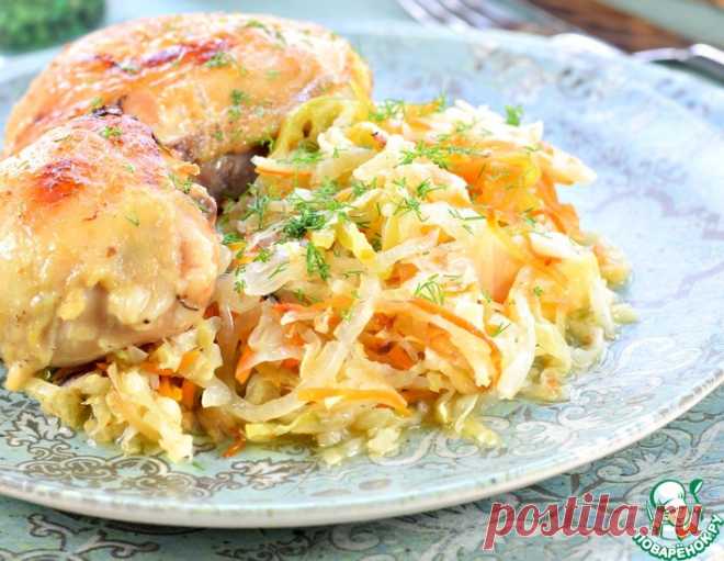 Курица с овощами 