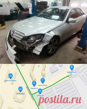 Кузовной ремонт автомобилей Mercedes в СПб - Кузовщик