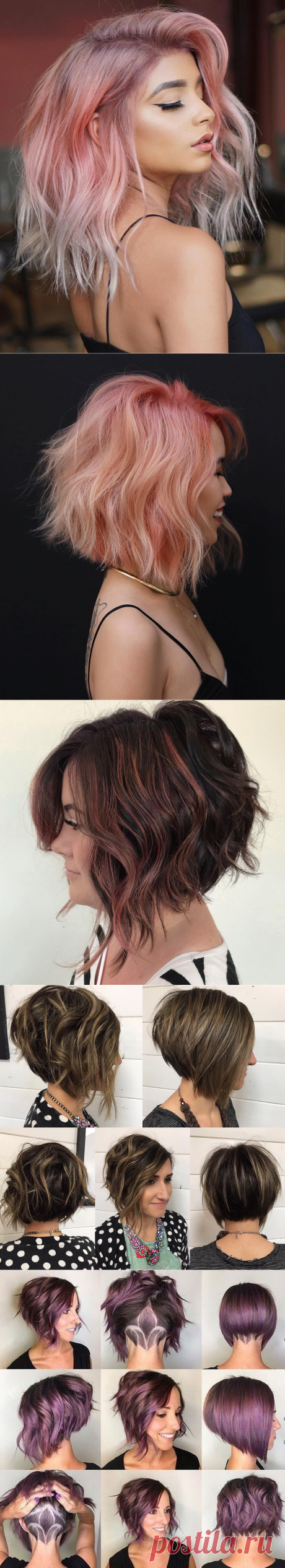 16 трендовых идей для многослойной стрижки боб | Новости моды