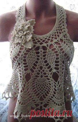 Häkelmuster Fundgrube: kurzes Swinger-Top