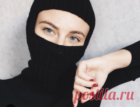 Необычная шапка балаклава своими руками