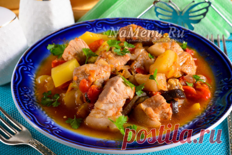 Аджапсандал с мясом, рецепт армянский