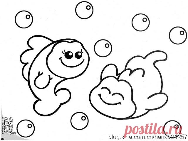 Детские схемки для аппликации и вышивки