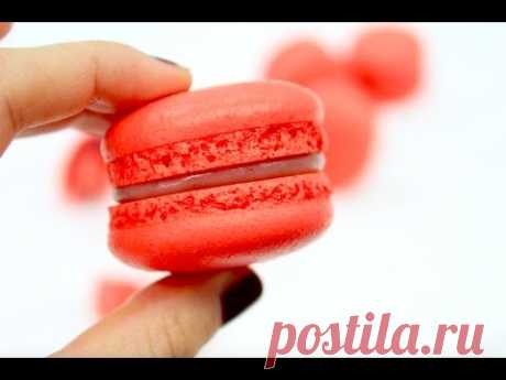 Макарон клубничный / Много нюансов и теории / Strawberry macarons