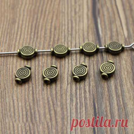Металлические бусины для изготовления ювелирных изделий, 30 шт | AliExpress