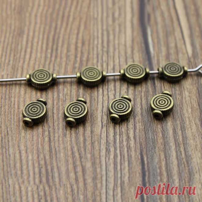 Металлические бусины для изготовления ювелирных изделий, 30 шт | AliExpress