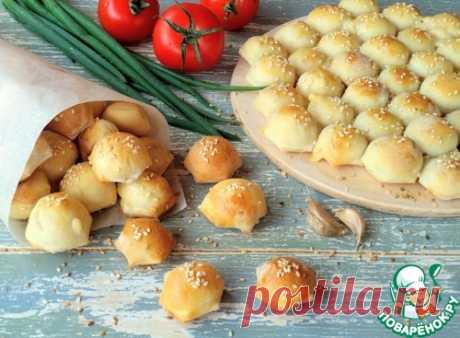 Чесночные булочки с сыром "Мини" – кулинарный рецепт