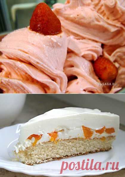 Рецепты крема для торта..