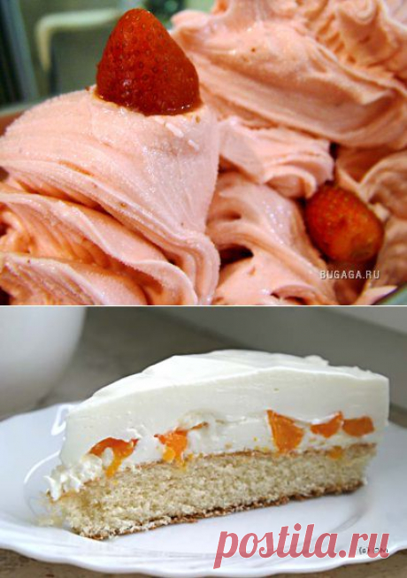 Рецепты крема для торта..