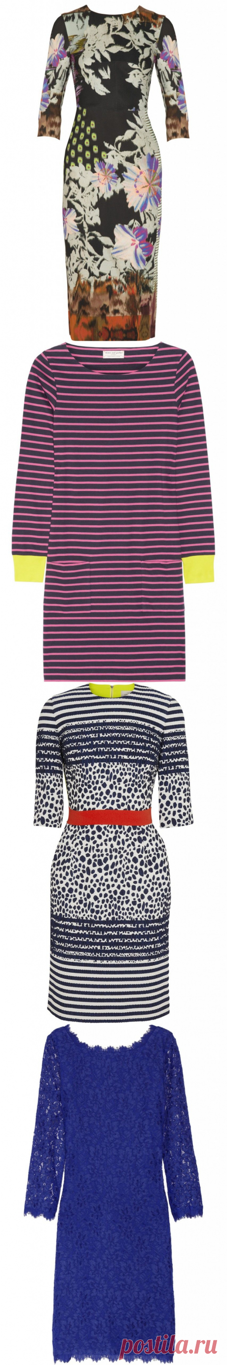 МОДНИЦАМ. Стильные платья с длинным рукавом | Наш дом