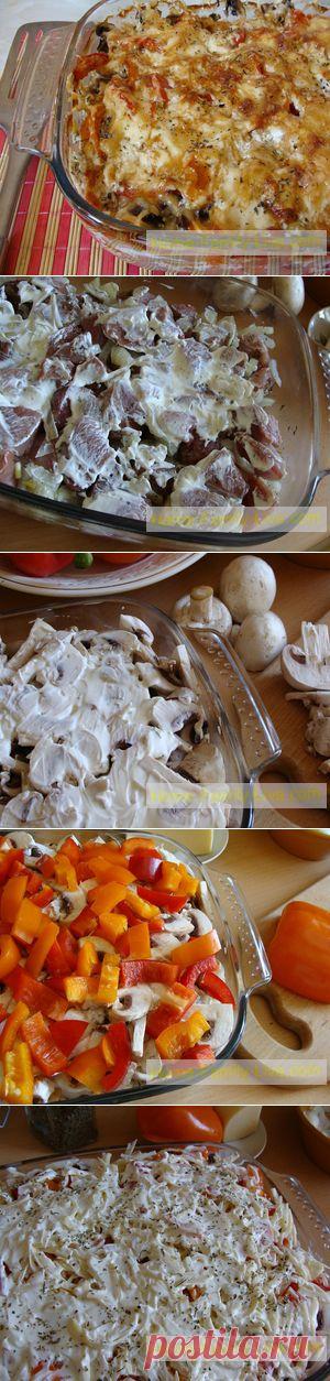 Мясо по-капитански - пошаговый рецепт с фото