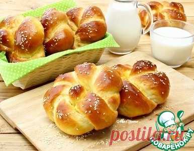 Сдобные булочки с кунжутом - кулинарный рецепт