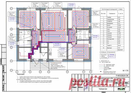Проект отопления частного дома, пример 2519