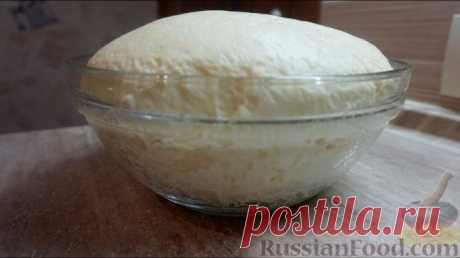 Рецепт: Сдобное тесто на кефире (как пух) на RussianFood.com