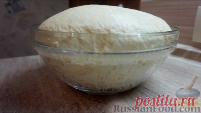 Рецепт: Сдобное тесто на кефире (как пух) на RussianFood.com