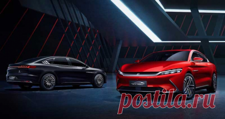 Обхор гибрида BYD Han DM и электрокара BYD Han EV, фото, характеристики