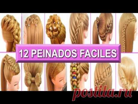 12 Peinados Faciles, Rapidos y Casuales con Trenzas para Cabello Largo
