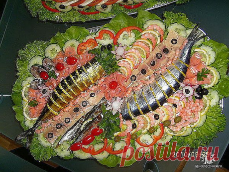 Рыбка с овощами