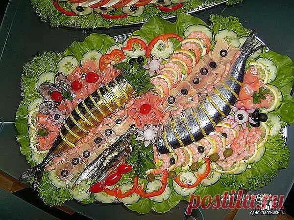 Рыбка с овощами