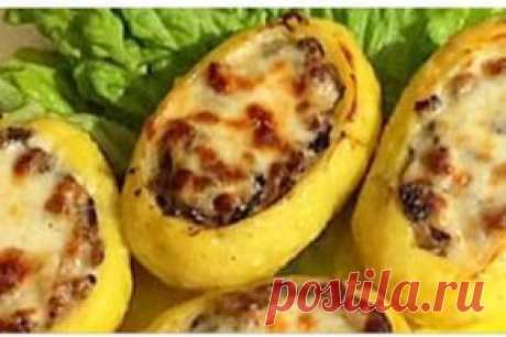 Потрясающий жульен в картофеле