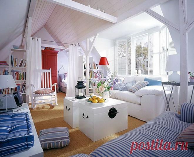 Голубой цвет в интерьере 
По своей сути, голубой цвет представляет собой разбеленный или разбавленный синий. Другими словами,  он сочетает в себе умиротворение и покой синего, а также радость или искреннюю чистоту белого цветов.