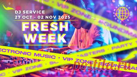 NEW - Fresh Week DJ Service 27 Oct - 02 Nov 2025 | DJ | SoundMasters | Service