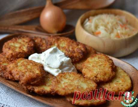 Картофельные драники с квашеной капустой – кулинарный рецепт