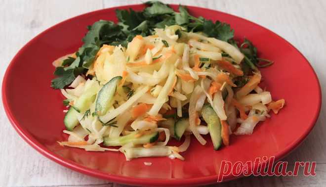 Идеальный салат из свежих овощей: к шашлыку, мясу, курице и рыбе