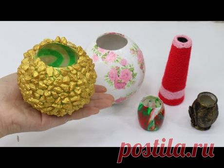 5 Small flower vase ideas | Flower vase decoration ideas