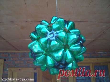 Мастер-класс &quot;Шар из пластиковых бутылок&quot; от Татьяны Евстифеевой