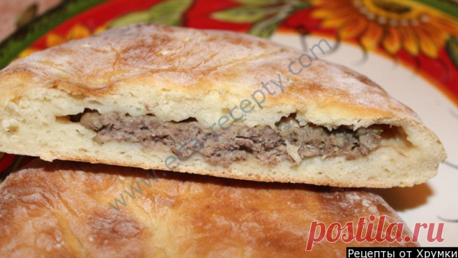 Традиционный осетинский пирог с мясом