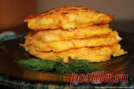 ​Морковные оладьи