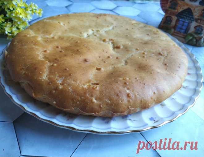 Заливной пирог с капустой 