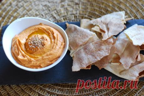 Хумус с запеченными перцами - Cooking Palette