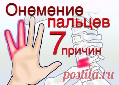 Почему немеют пальцы кистей