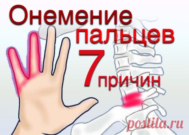 Почему немеют пальцы кистей