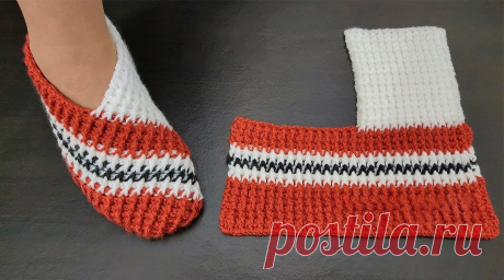 Chinelos dobráveis ​​fáceis - Tutorial de crochê - Tutoriais e mais