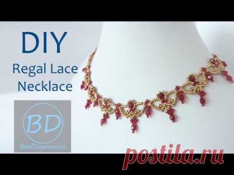 Tutorial - Regal Lace Necklace