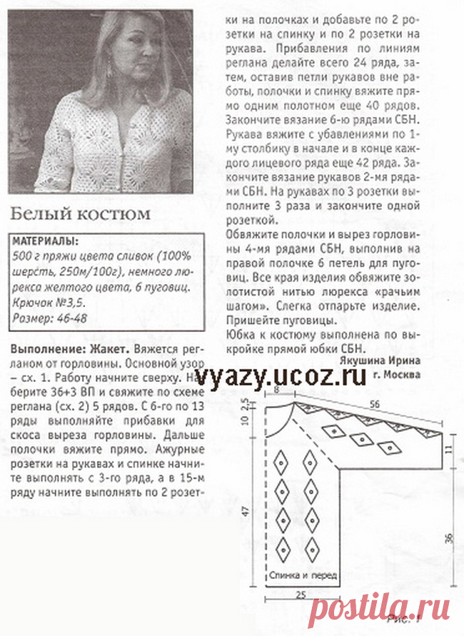 Два нарядных жакетика крючком со схемами
