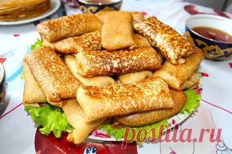 Приготовить вкуснейшие блины с необычной начинкой, теперь не составит труда… Потратите 30 минут, но все будут довольны!
